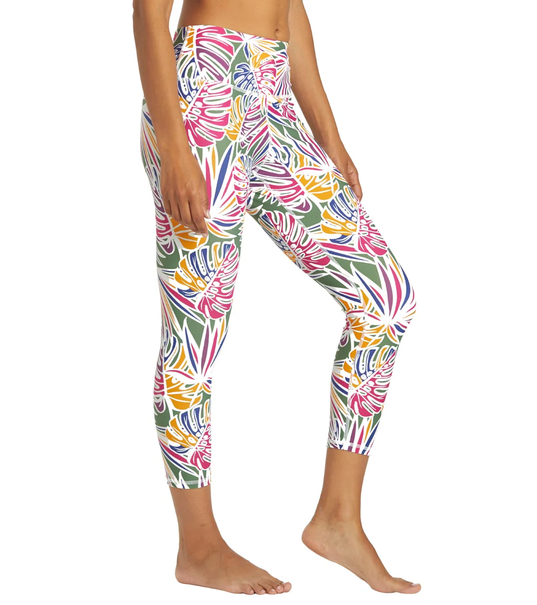 Sporti Active Tropical Palm Swim Capri Legging - Image 4