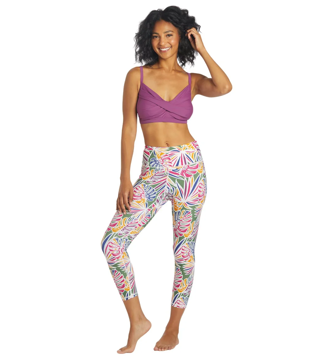 Sporti Active Tropical Palm Swim Capri Legging - Image 9
