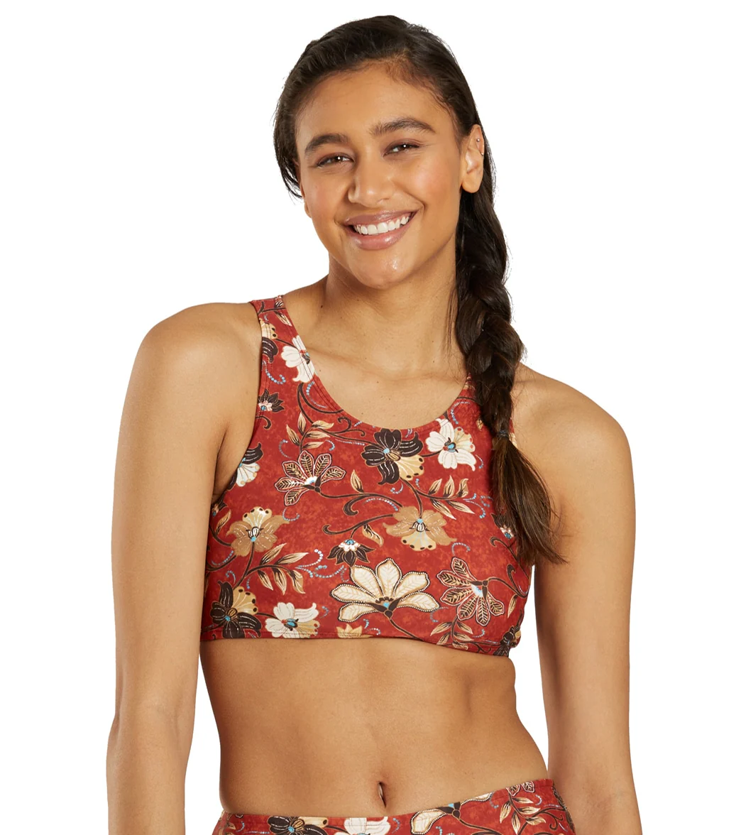 Sporti Active Vintage Bali High Neck Crop Bikini Top - Image 13