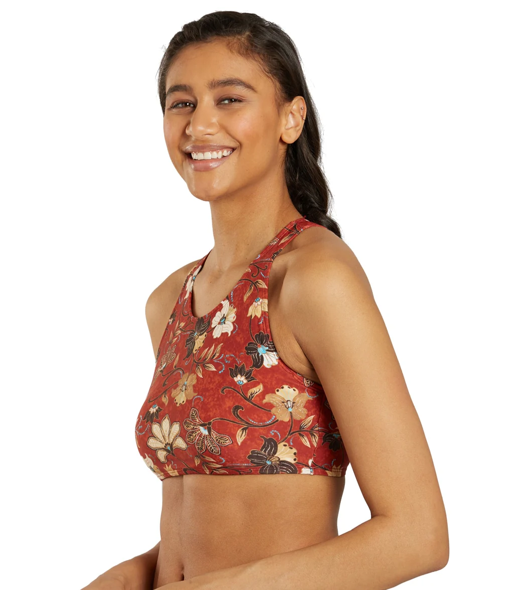 Sporti Active Vintage Bali High Neck Crop Bikini Top - Image 2