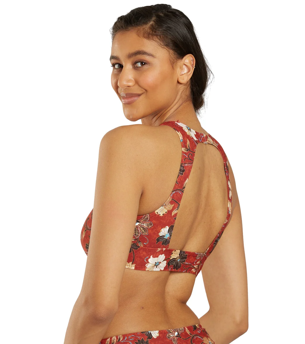 Sporti Active Vintage Bali High Neck Crop Bikini Top - Image 4