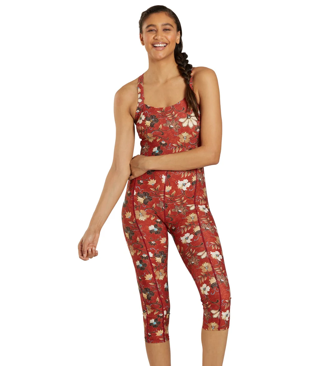 Sporti Active Vintage Bali One Piece Cropped Swim Unitard - Image 12
