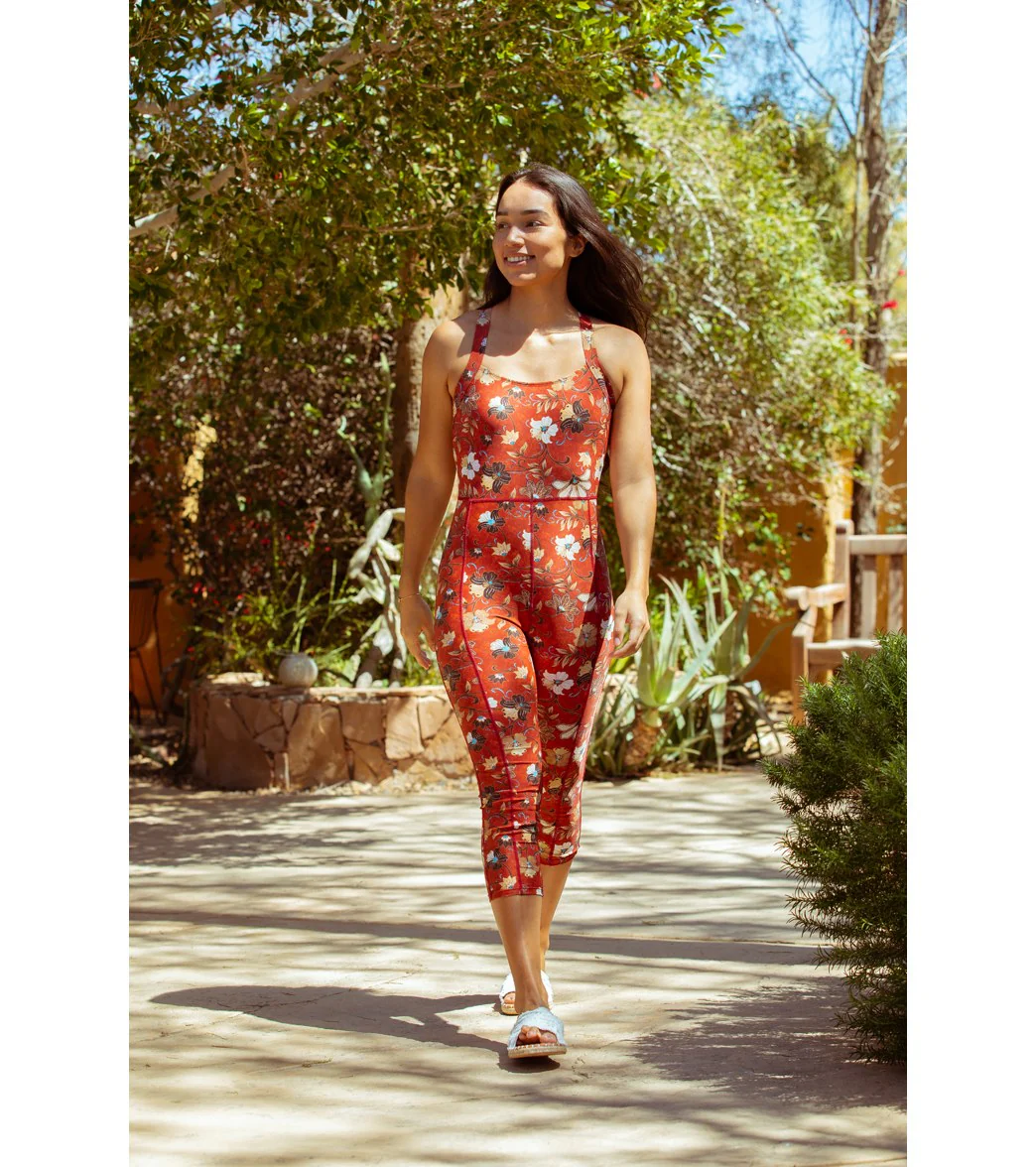 Sporti Active Vintage Bali One Piece Cropped Swim Unitard - Image 7