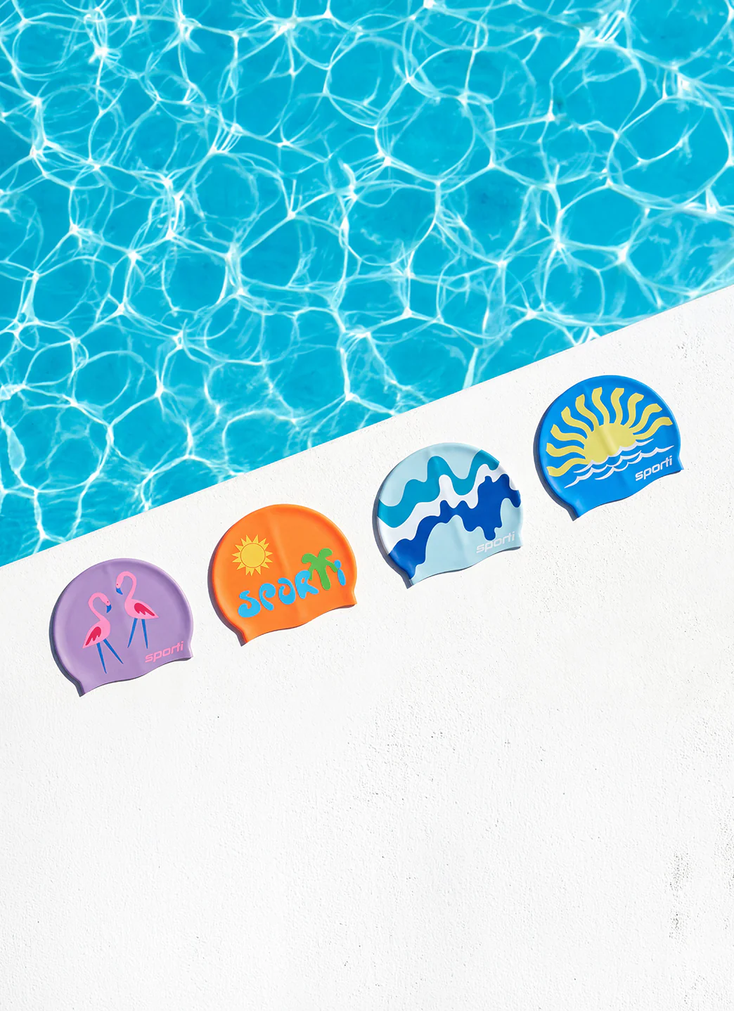 Sporti Afterglow Silicone Swim Cap - Image 4