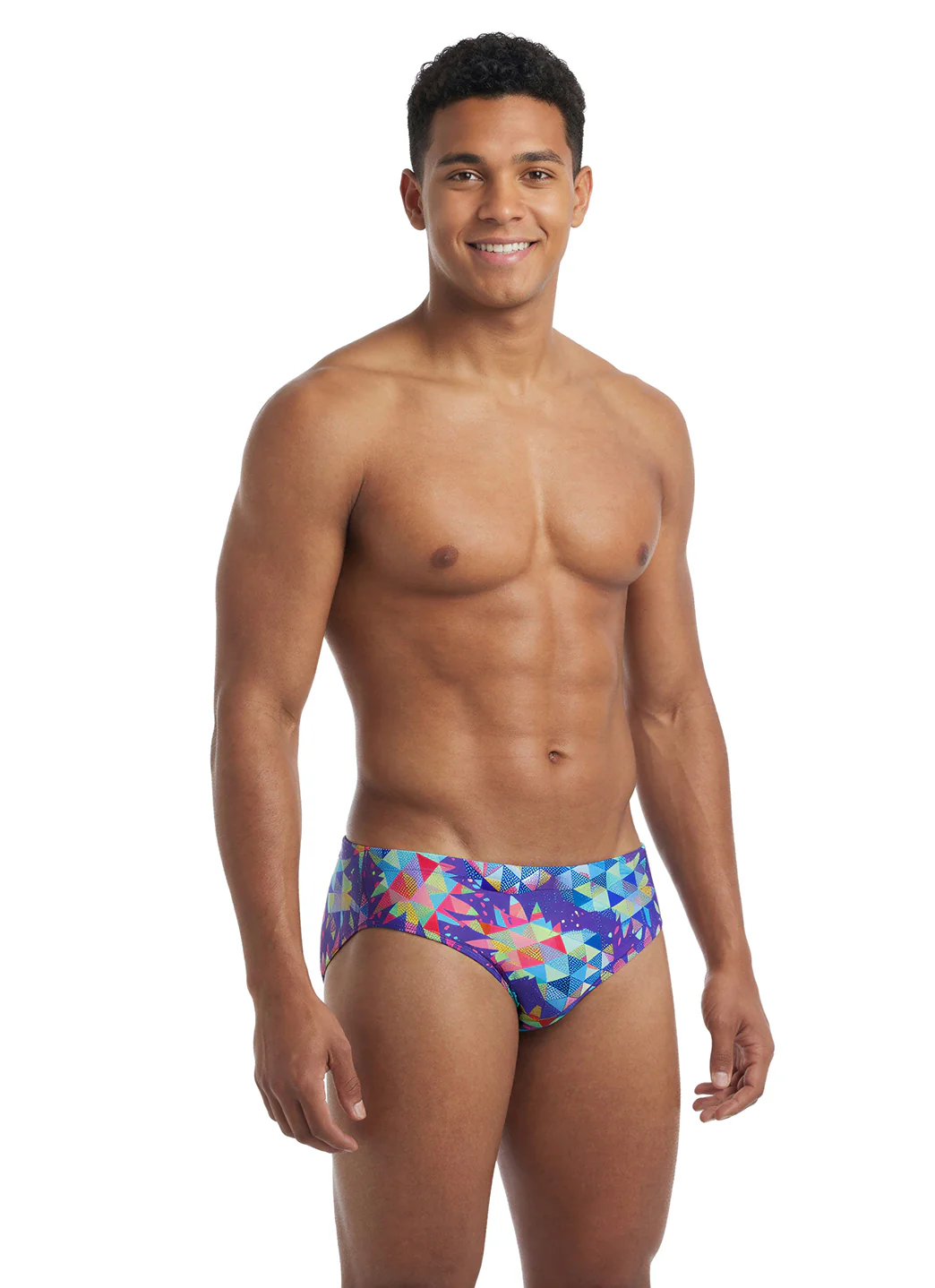 Sporti Aloha Mosaic Brief Swimsuit (26-40) - Image 4