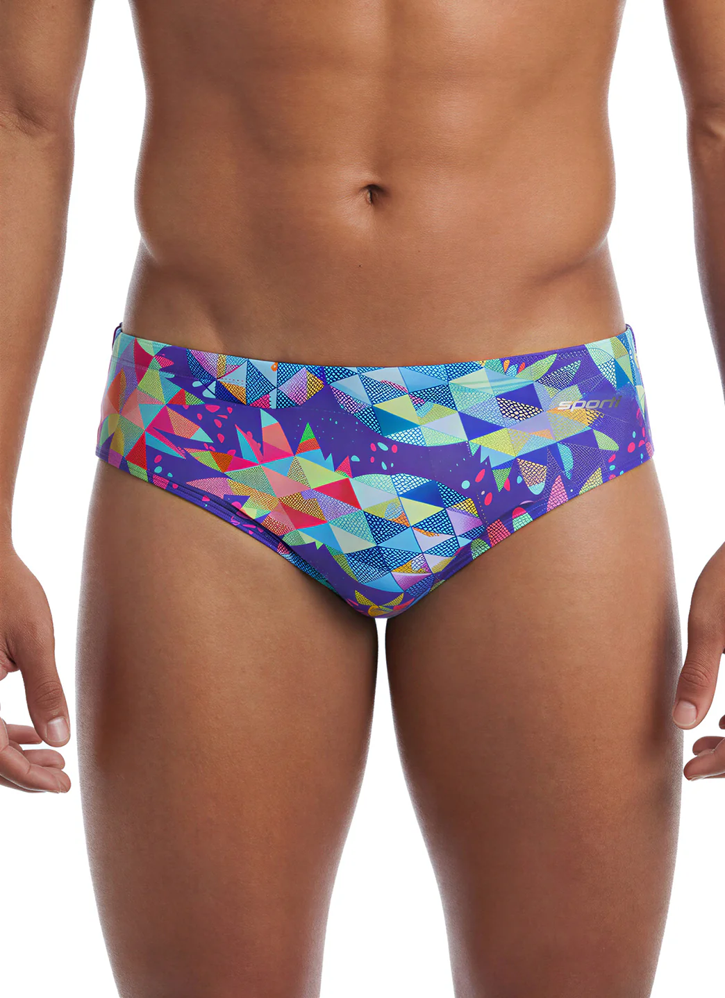 Sporti Aloha Mosaic Brief Swimsuit (26-40) - Image 7