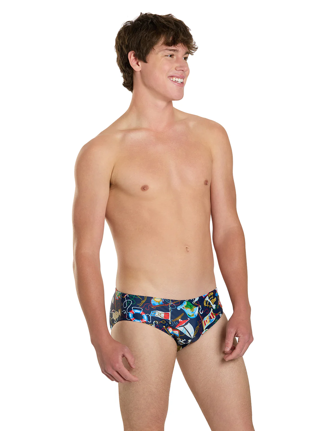 Sporti Anchors Away Brief Swimsuit (26-40) - Image 9
