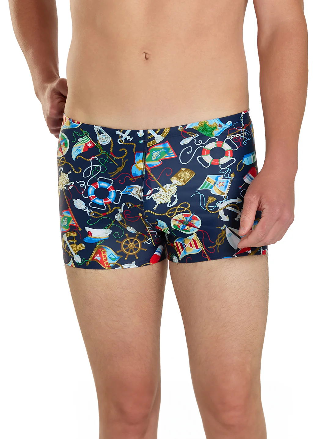 Sporti Anchors Away Square Leg Swimsuit (26-40) - Image 8