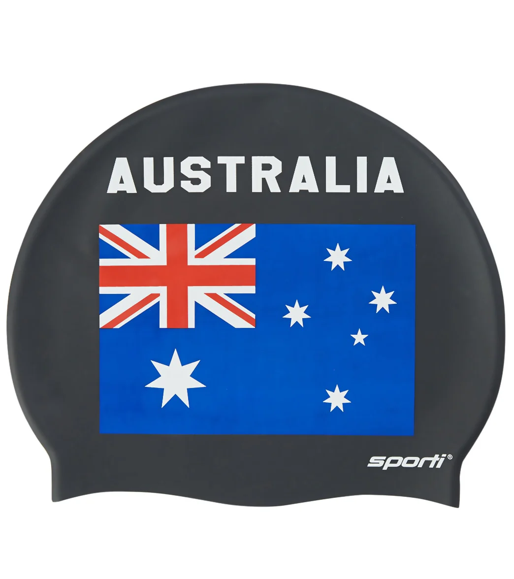 Sporti Australia Silicone Swim Cap - Image 5