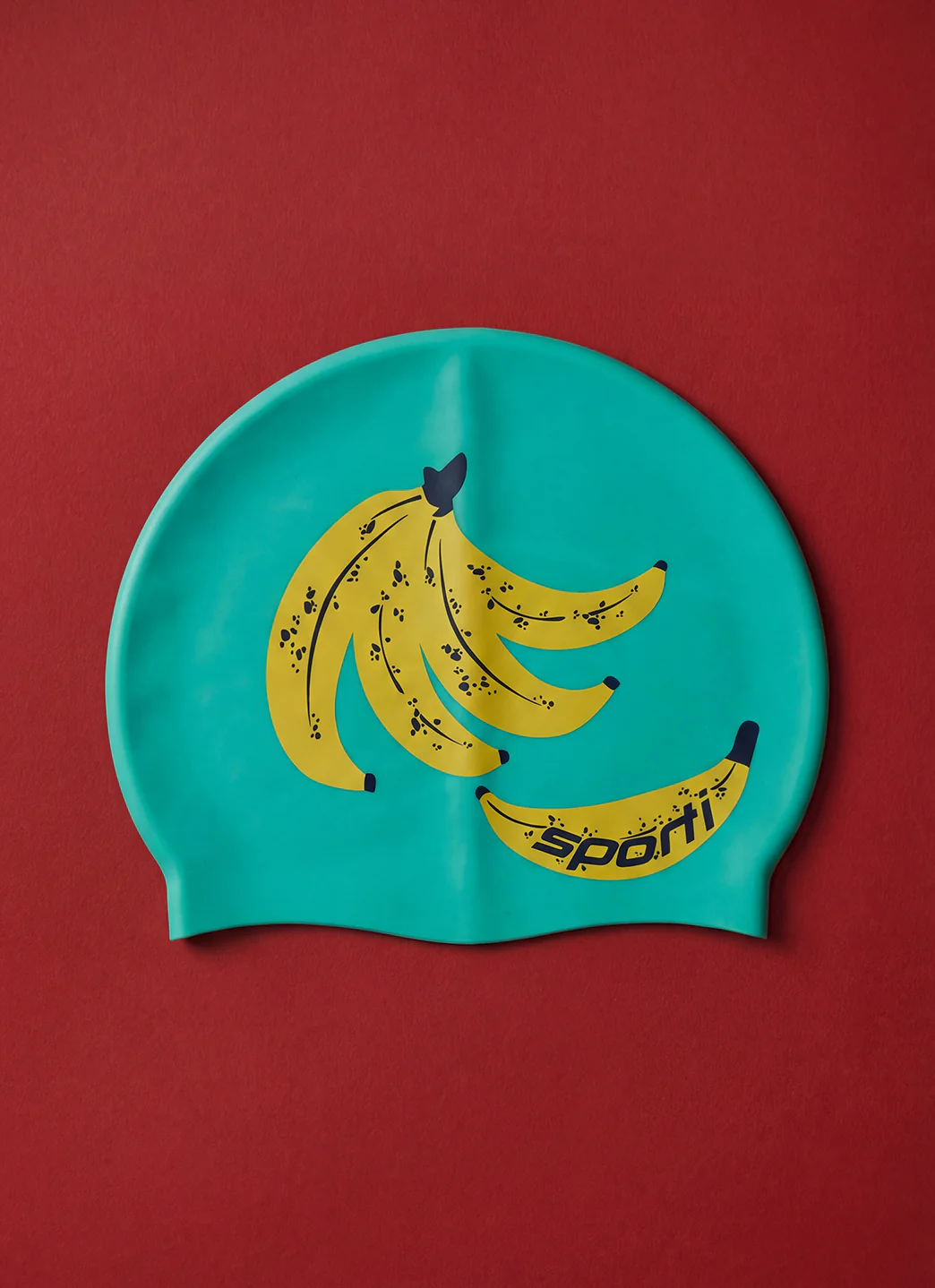 Sporti Bananas Silicone Swim Cap - Image 2