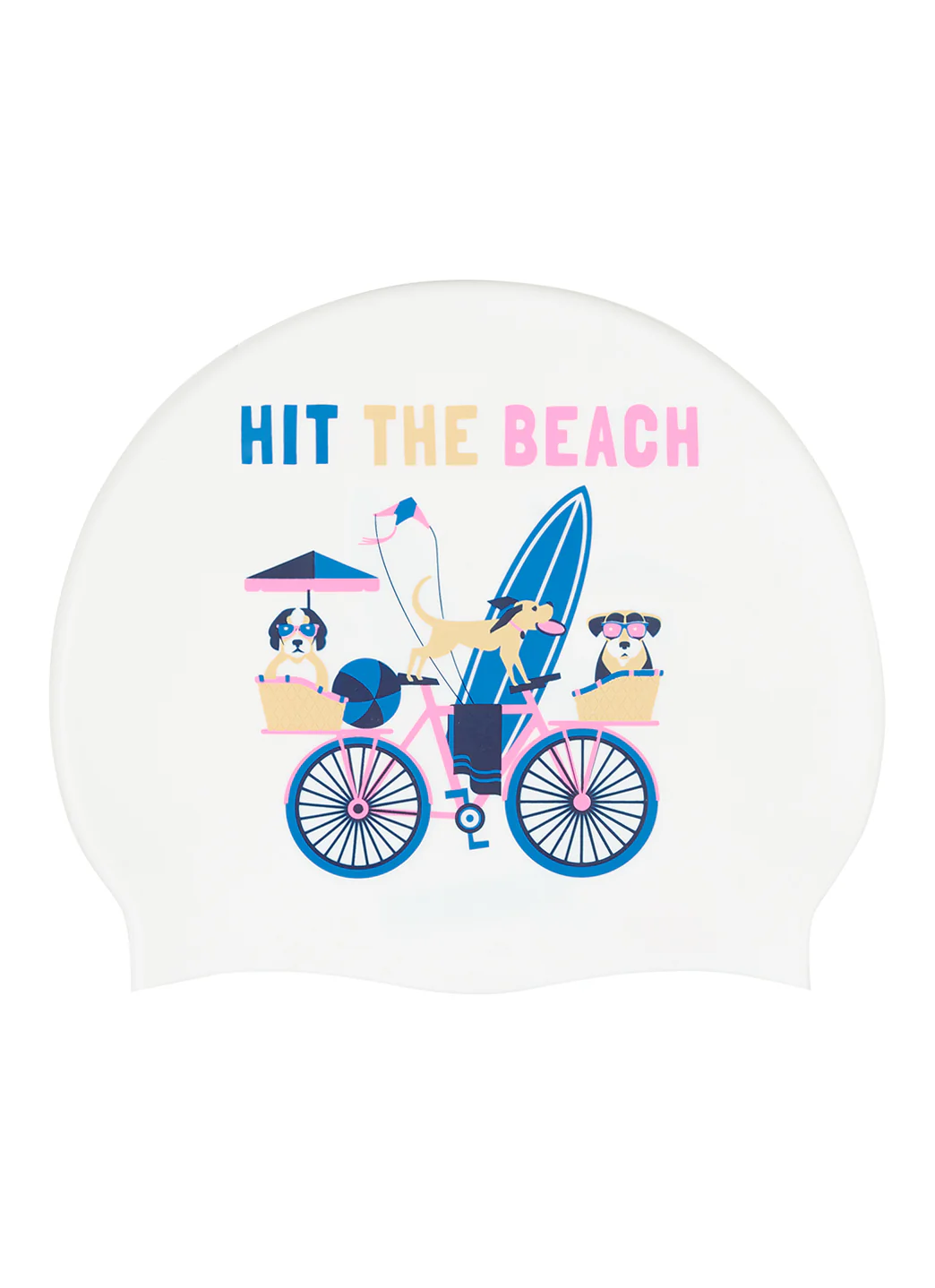 Sporti Beach Day Silicone Swim Cap - Image 4