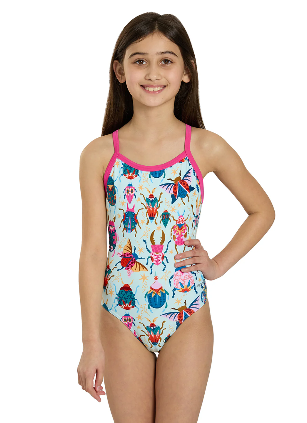 Sporti Beetle Brights Thin Strap One Piece Swimsuit Youth (22-28) - Image 2