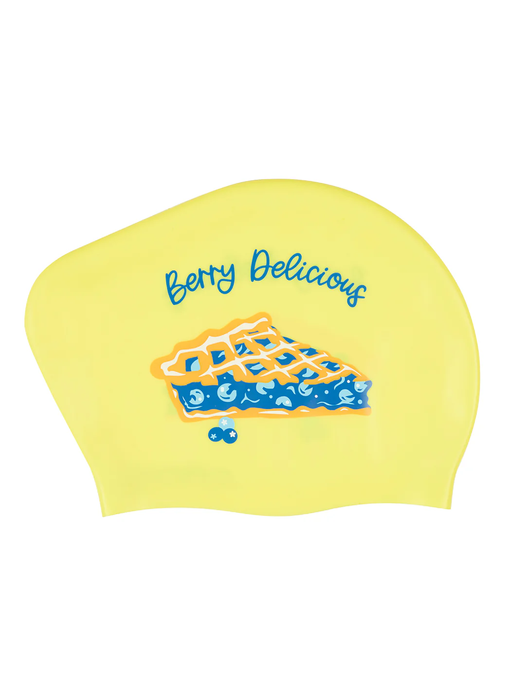 Sporti Berry Delicious Long Hair Bun Silicone Swim Cap - Image 4