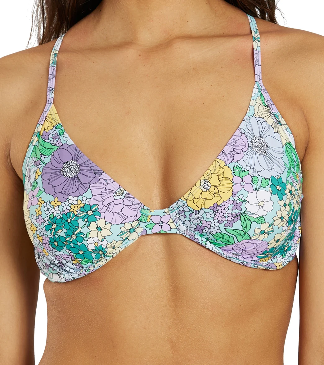 Sporti Bondi Floral Underwire Bikini Top (D/DD/E/F) - Image 6