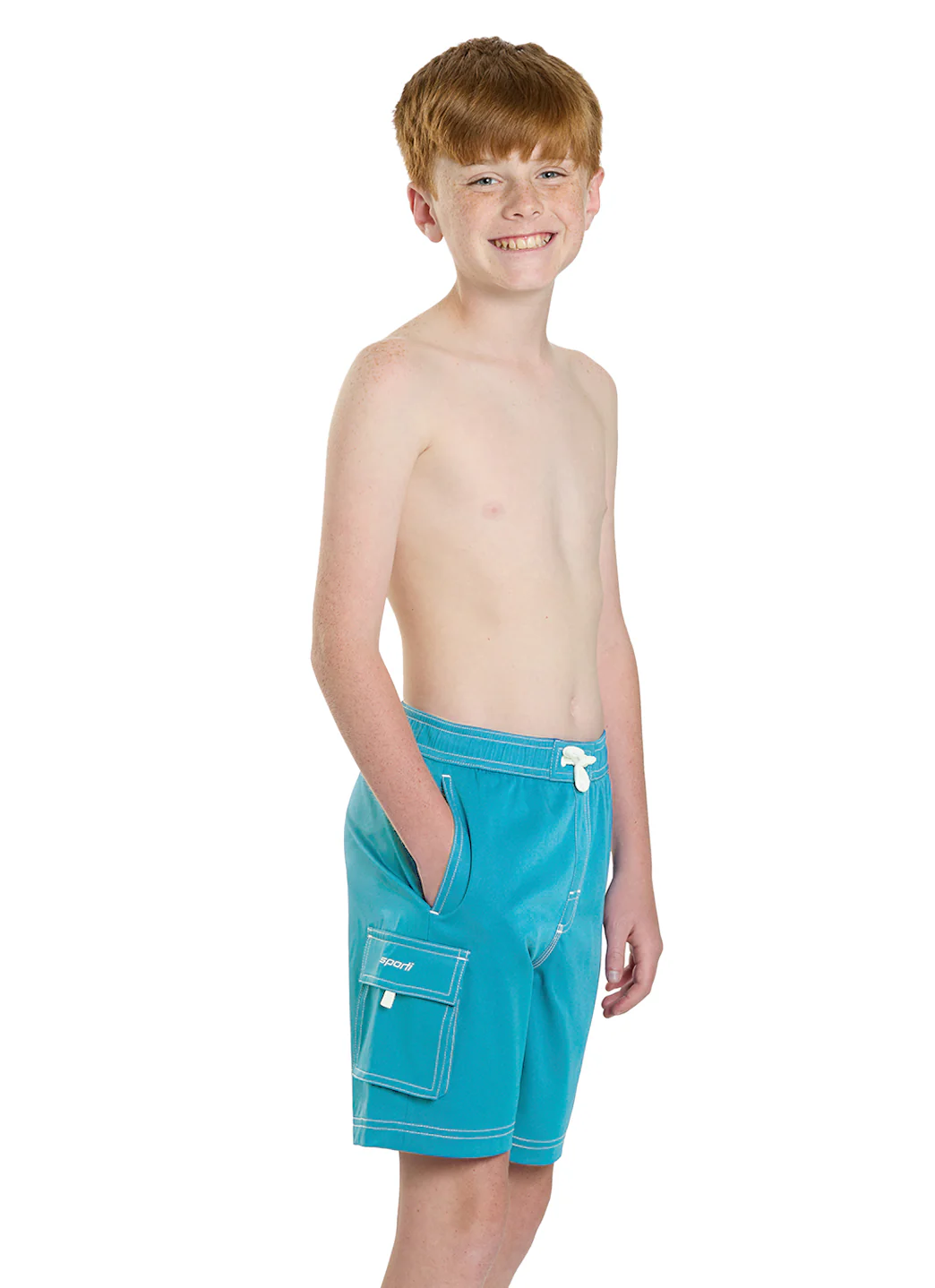 Sporti Boys' Cargo Swim Trunk - Image 21