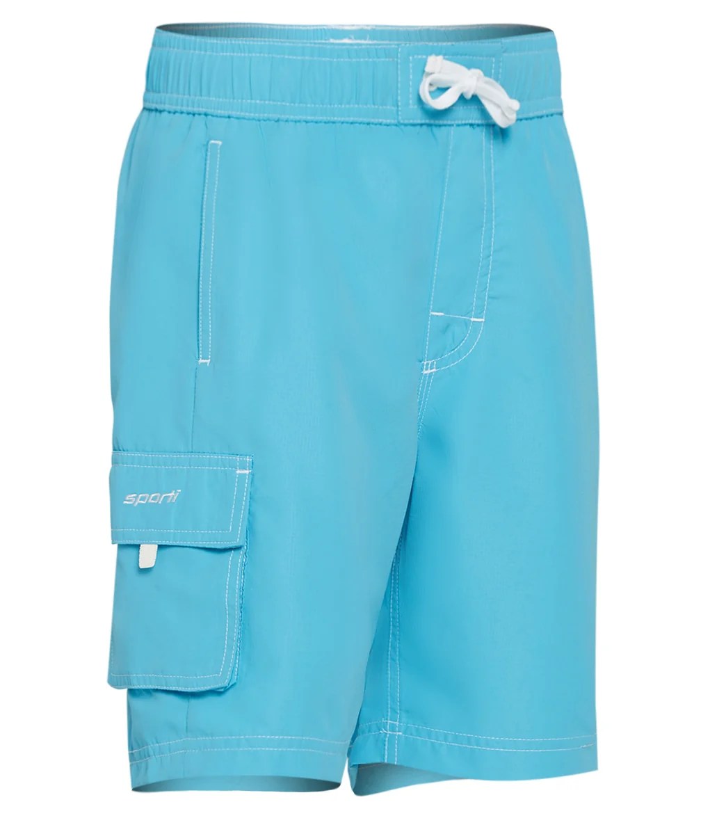 Sporti Boy's Hybrid Cargo Swim Trunk - Image 10