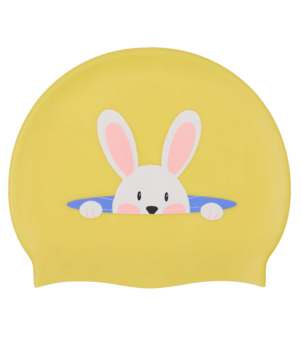 Sporti Bunny Surprise Silicone Swim Cap - Image 2