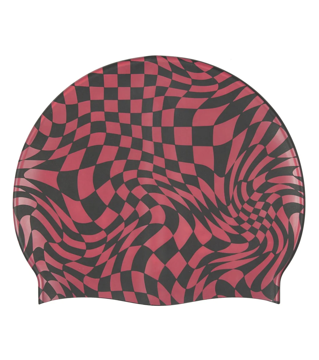 Sporti Checkmate Silicone Swim Cap - Image 17