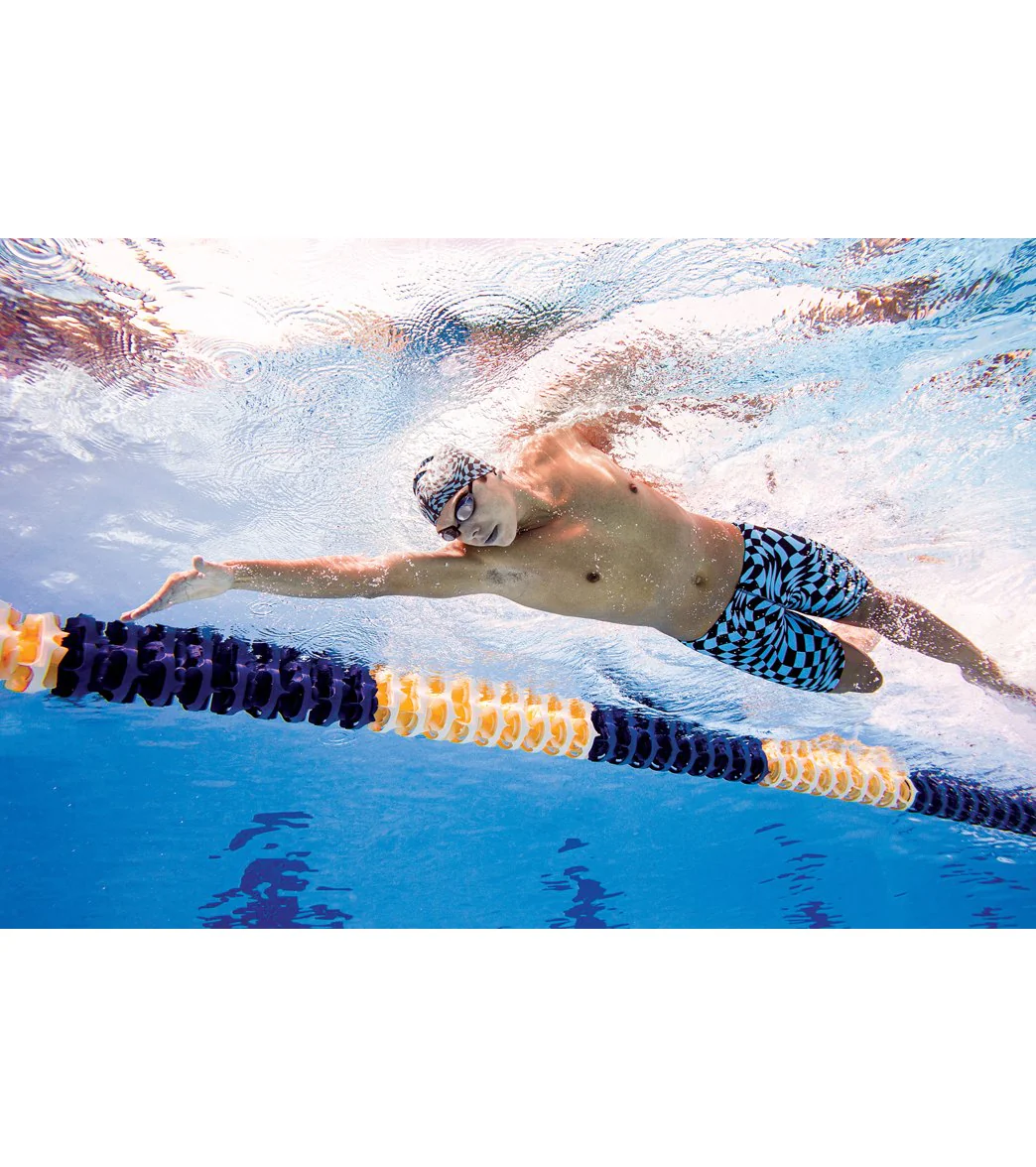 Sporti Checkmate Silicone Swim Cap - Image 30
