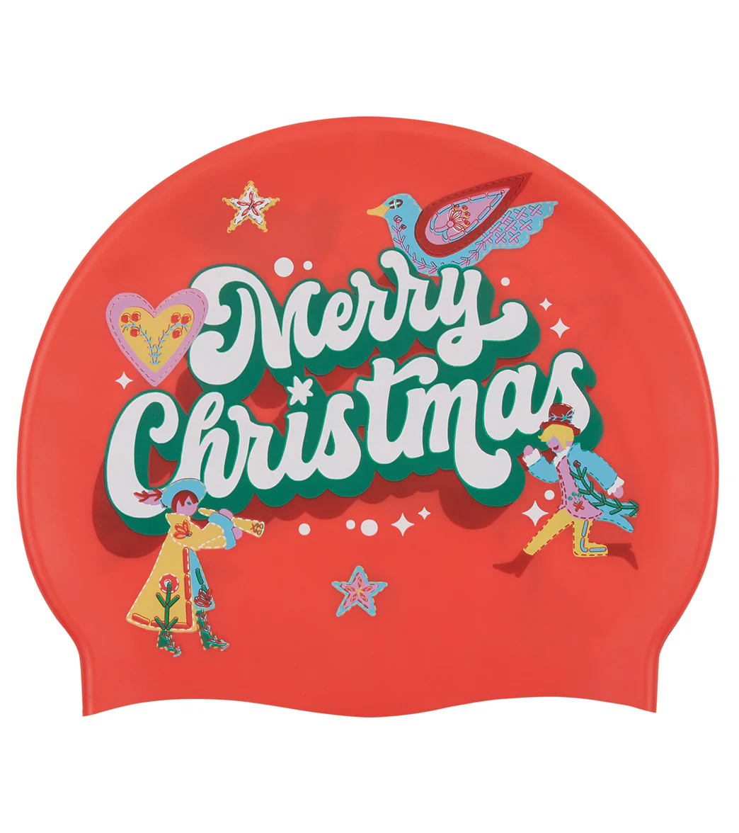 Sporti Christmas Countdown Silicone Swim Cap - Image 3