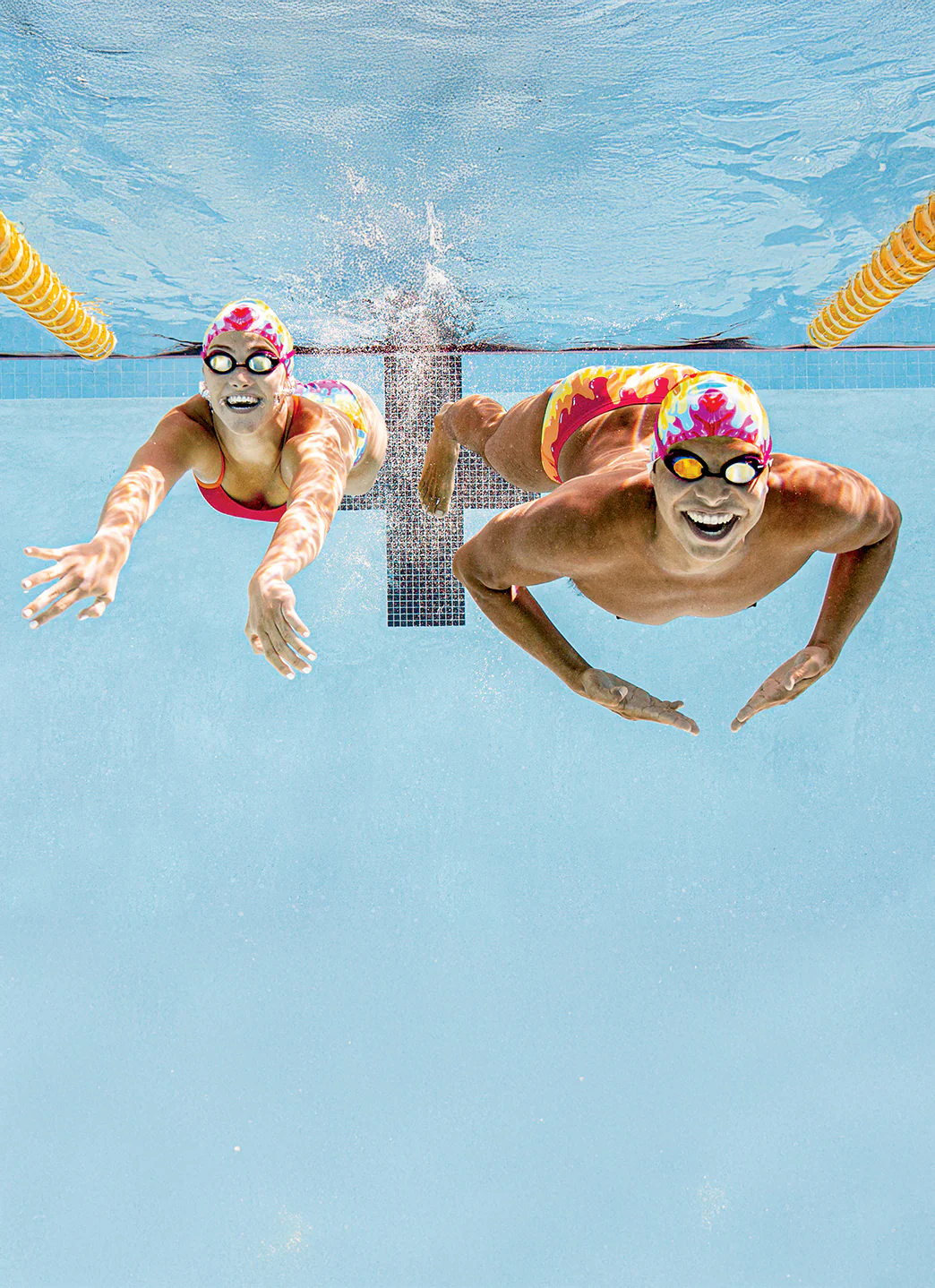 Sporti Christmas Countdown Silicone Swim Cap - Image 4