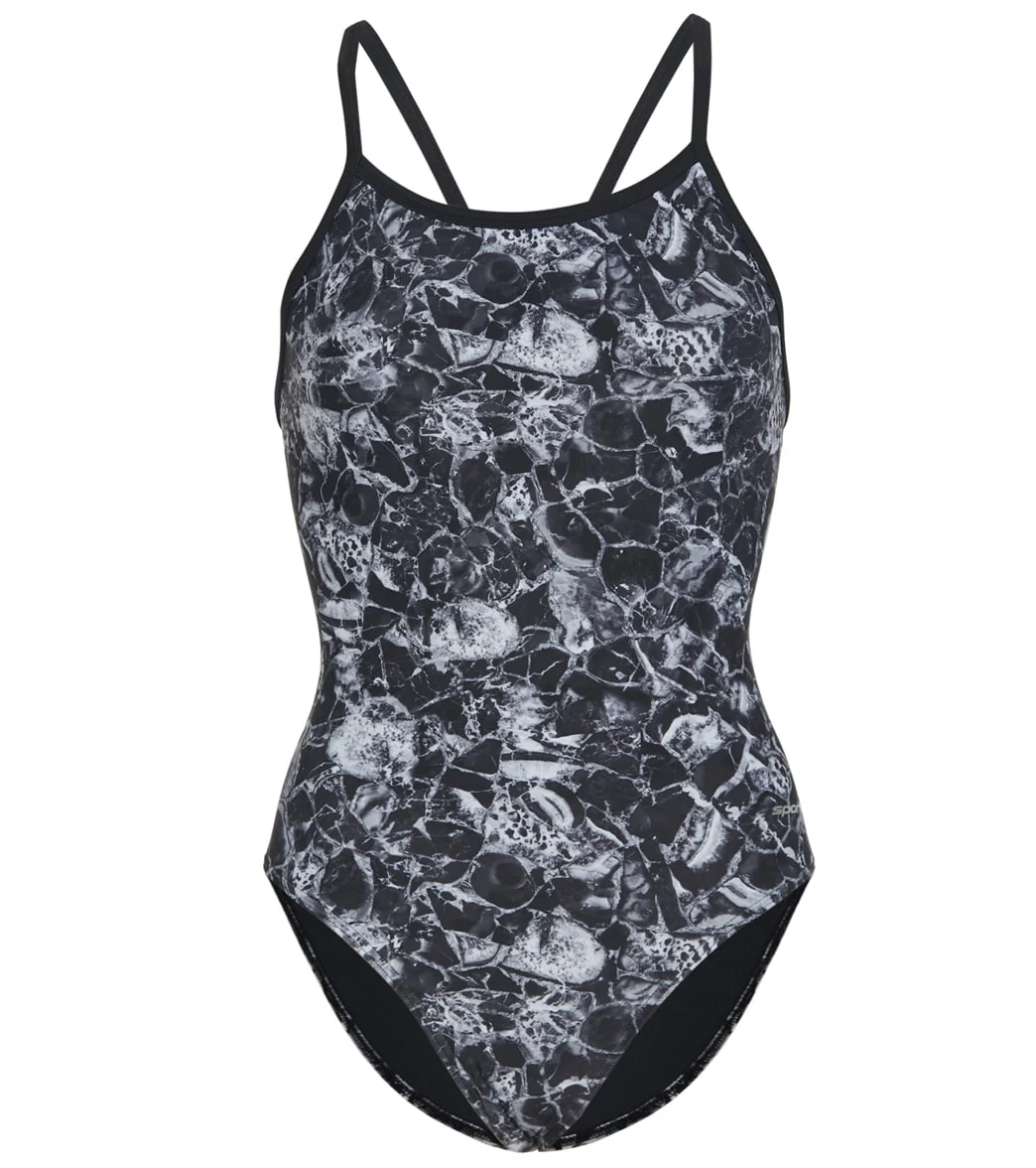 Sporti Cogent Thin Strap One Piece Swimsuit Youth (22-28)