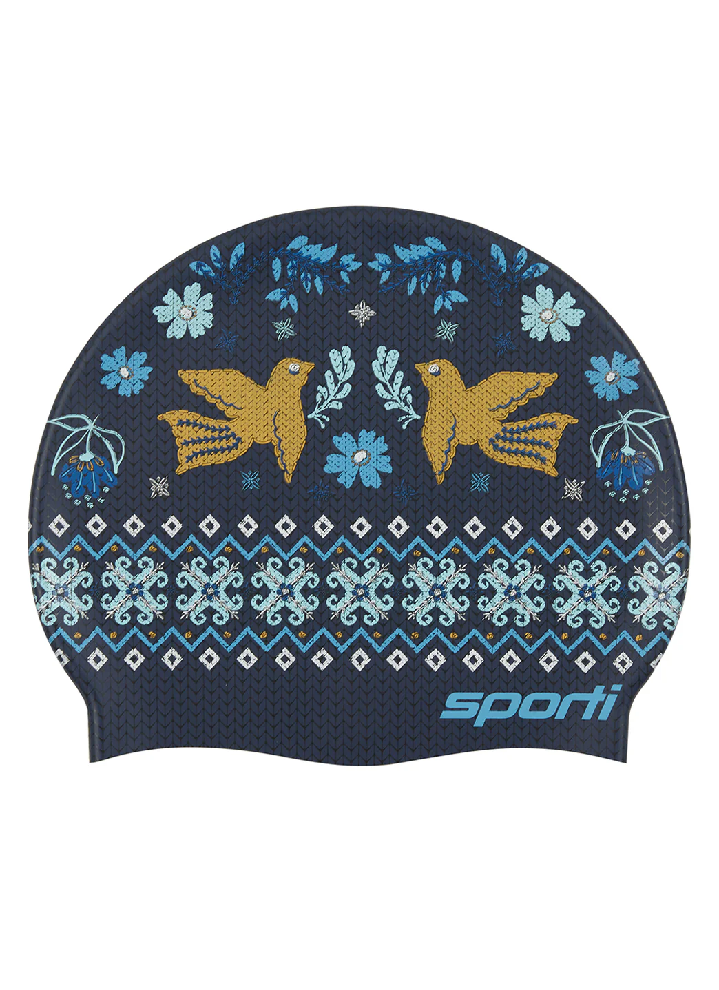 Sporti Cozy Hanukkah Silicone Swim Cap - Image 2