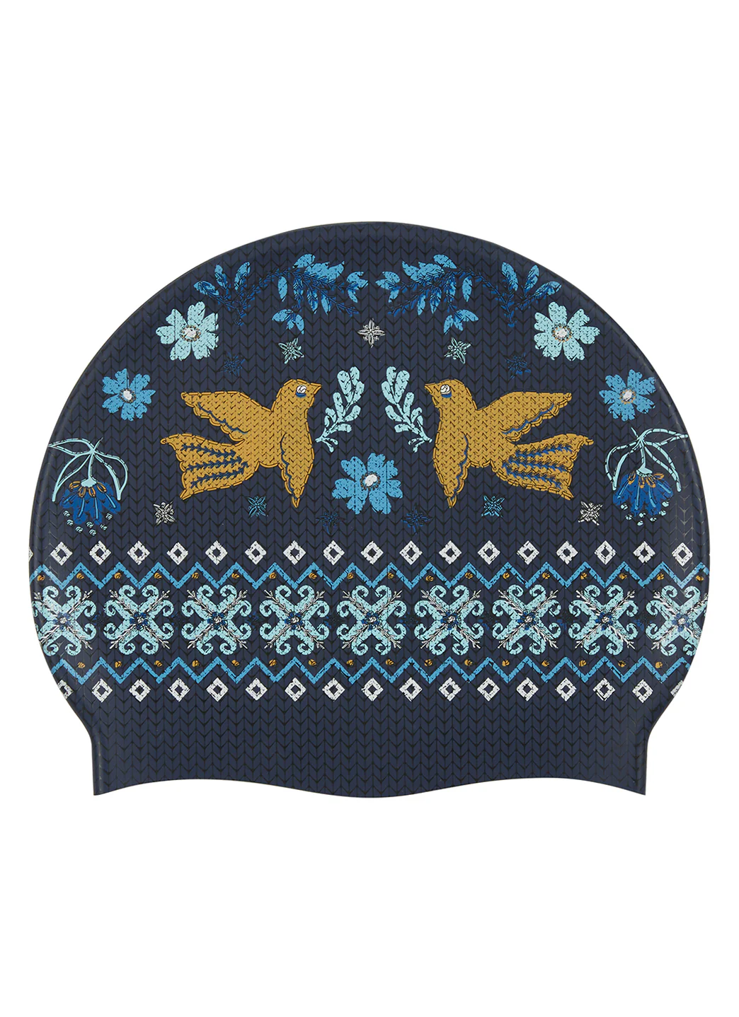 Sporti Cozy Hanukkah Silicone Swim Cap - Image 4