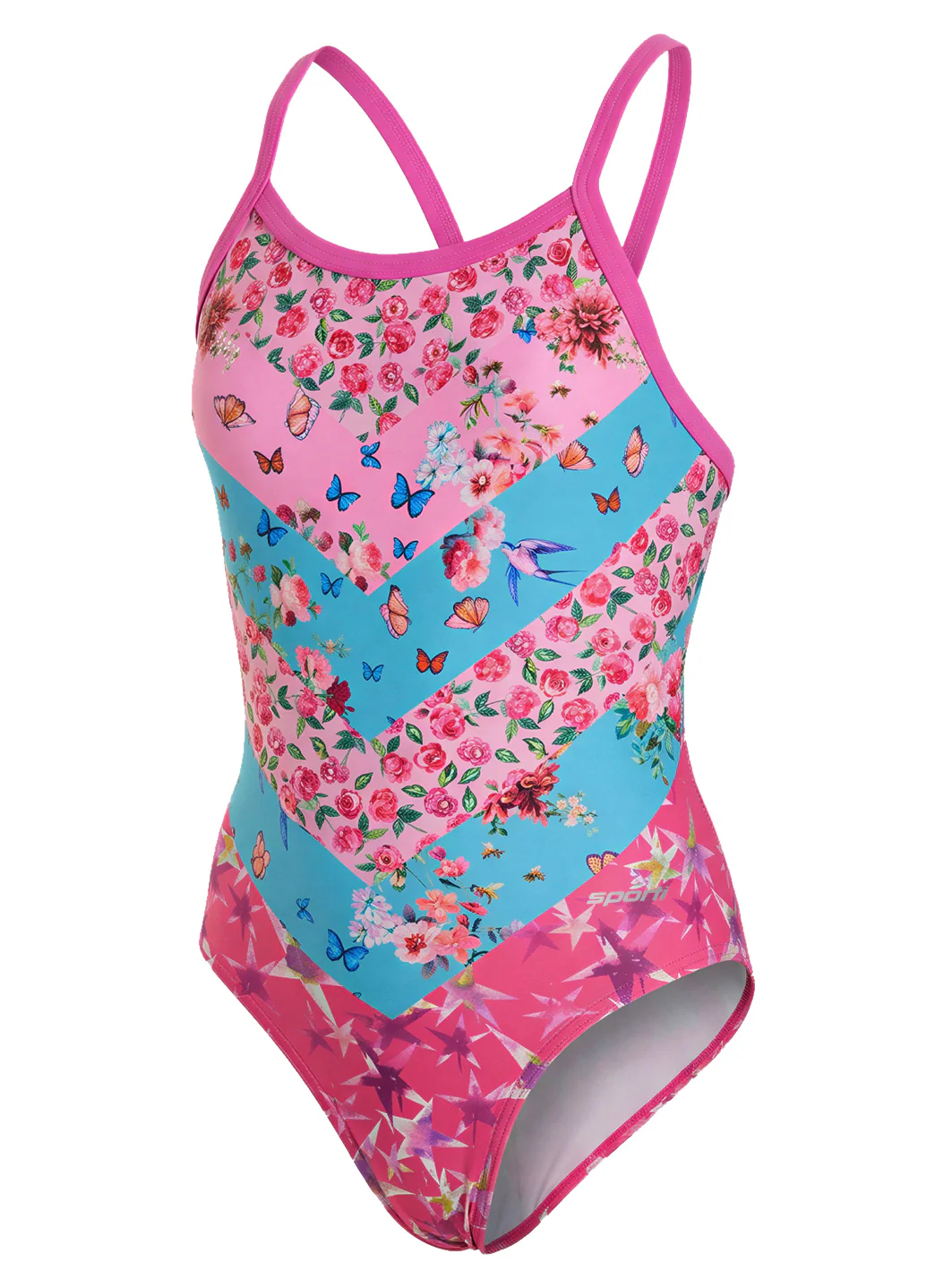 Sporti Daydream Whimsy Thin Strap One Piece Swimsuit (22-44) - Image 8