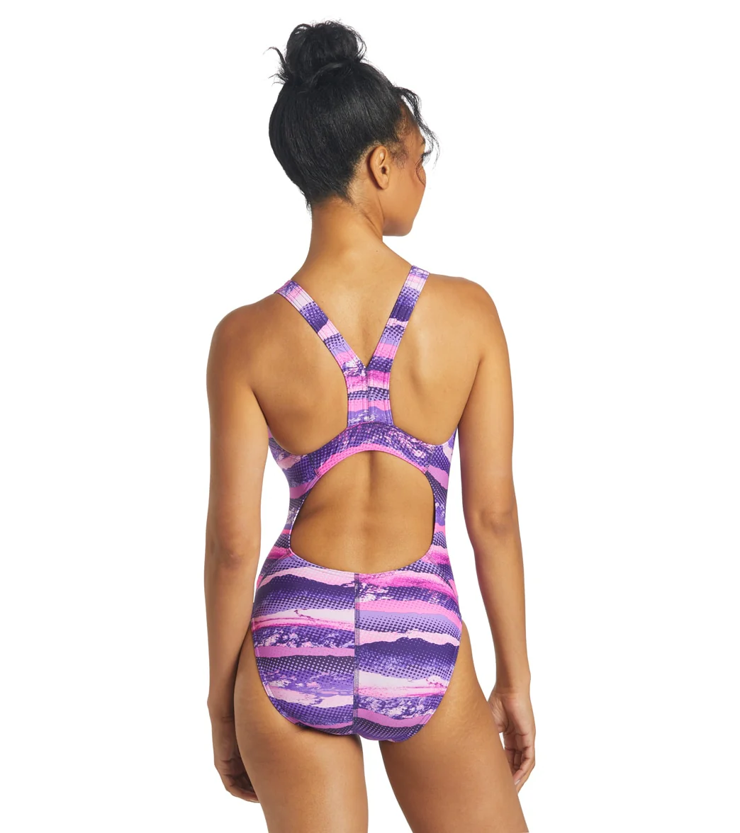 Sporti Deep Wide Strap One Piece Swimsuit (22-40) - Image 5