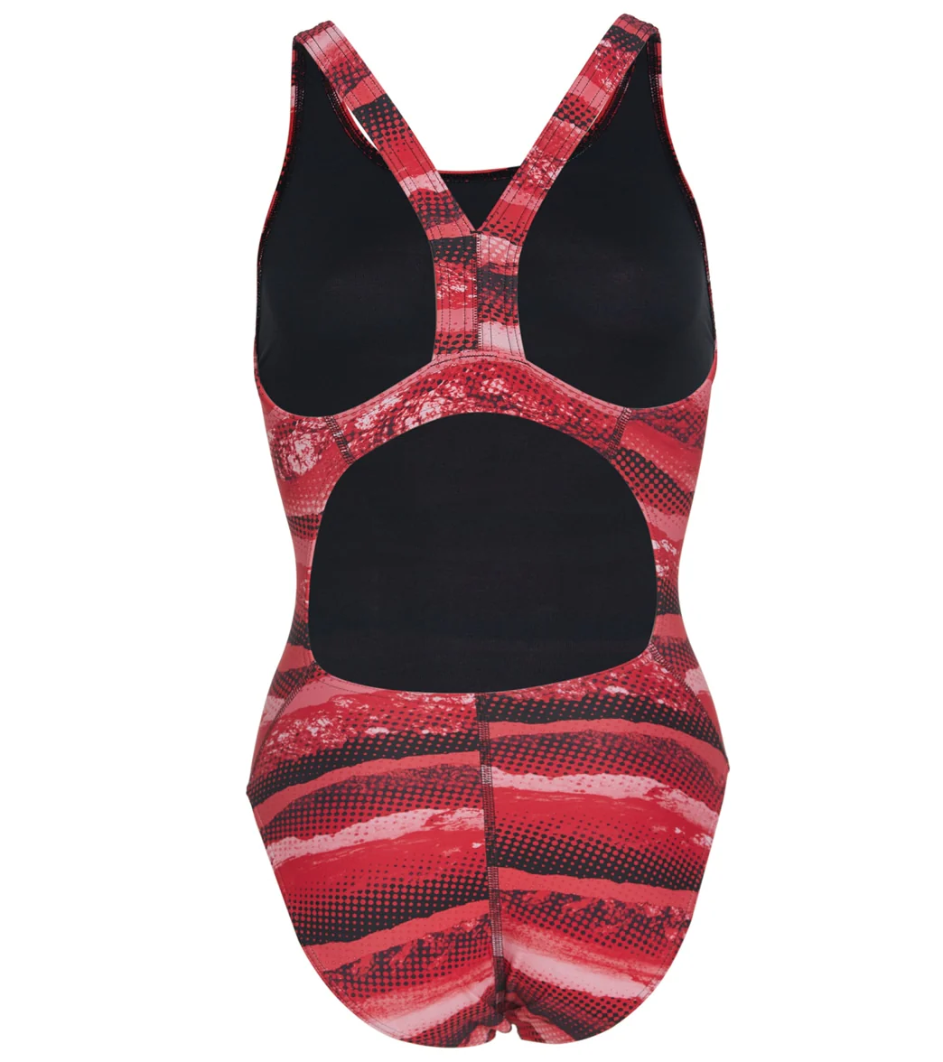 Sporti Deep Wide Strap One Piece Swimsuit Youth (22-28) - Image 6