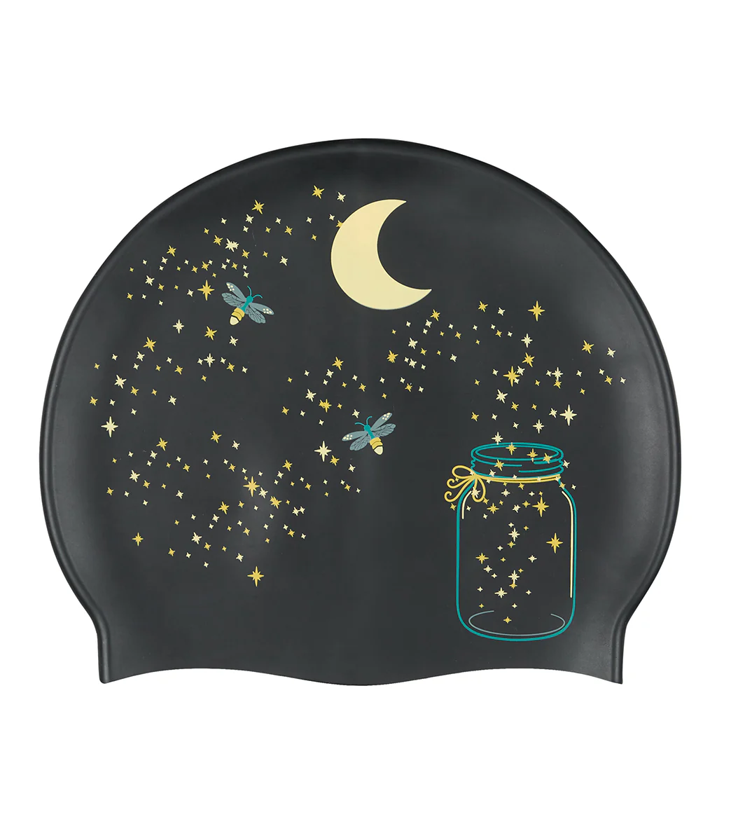 Sporti Firefly Lane Silicone Swim Cap - Image 3