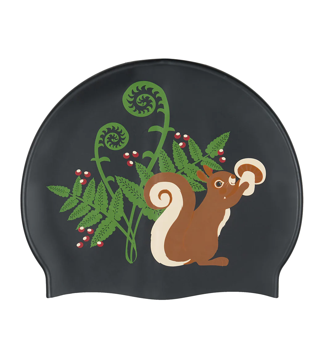 Sporti Forest Friends Silicone Swim Cap - Image 4
