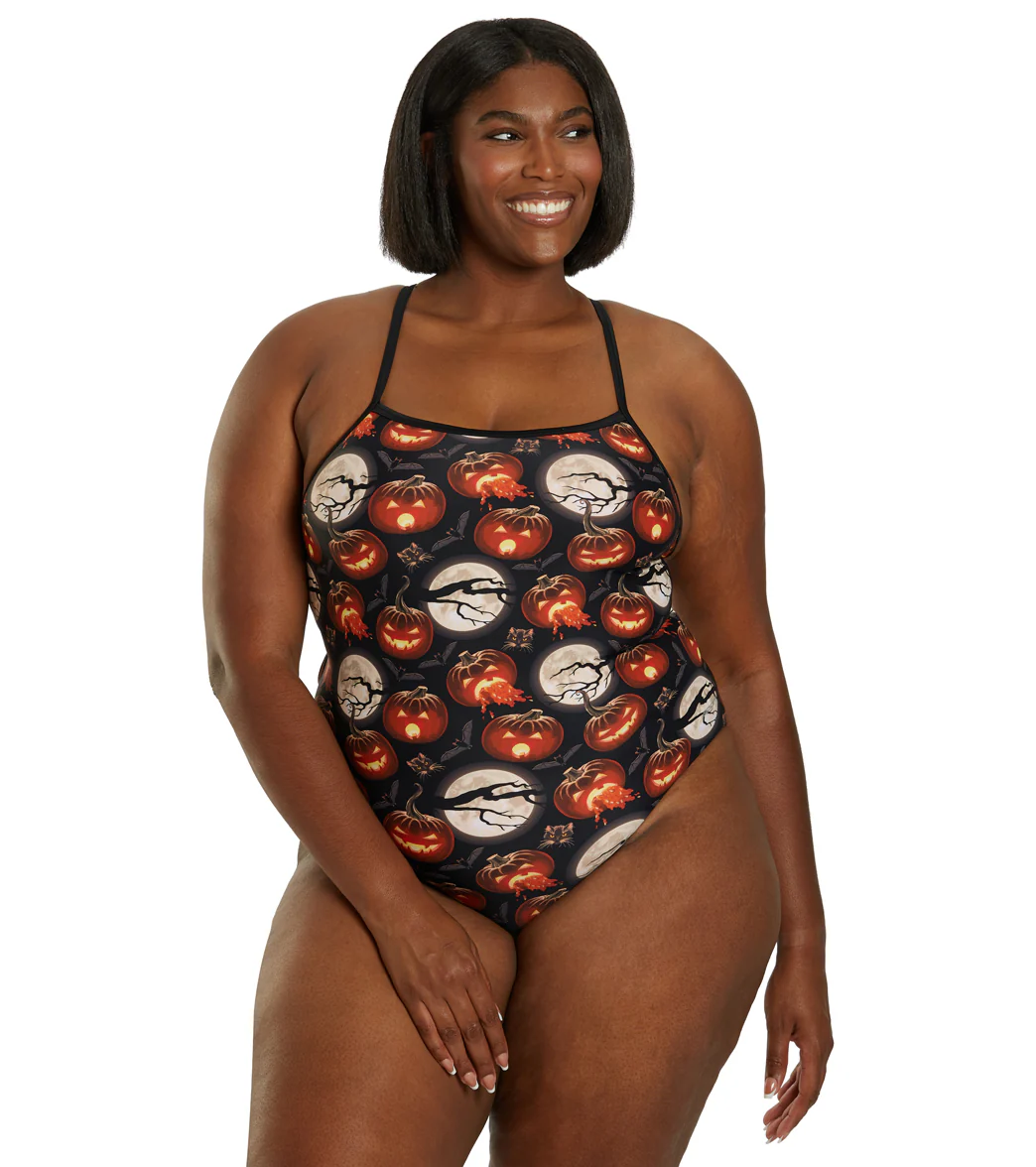 Sporti Fright Night Thin Strap One Piece Swimsuit (22-44) - Image 10