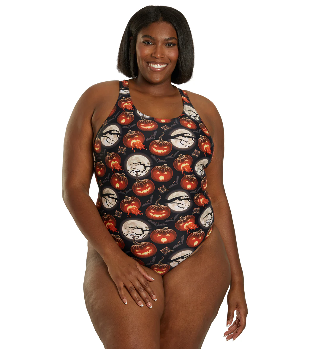 Sporti Fright Night Wide Strap One Piece Swimsuit (22-44) - Image 10
