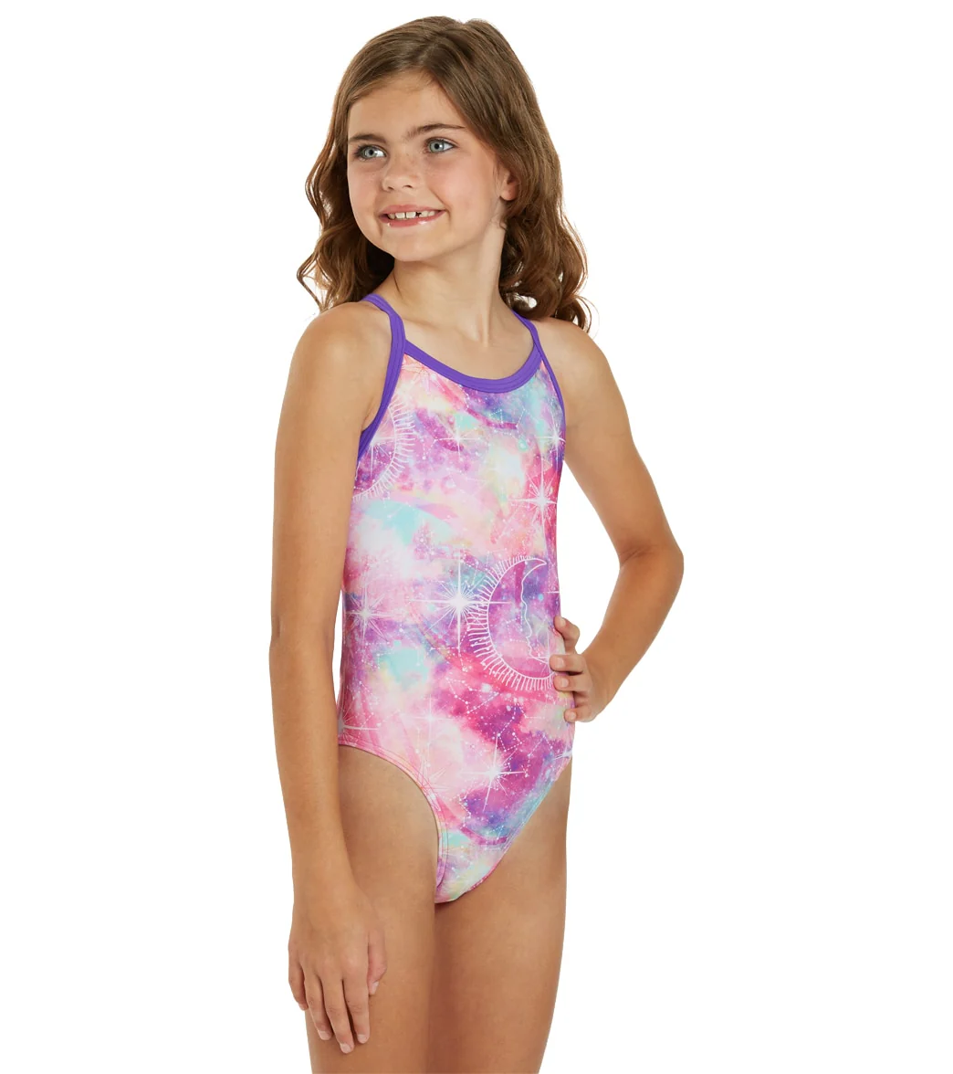Sporti Galaxy Thin Strap One Piece Swimsuit Youth (22-28) - Image 2