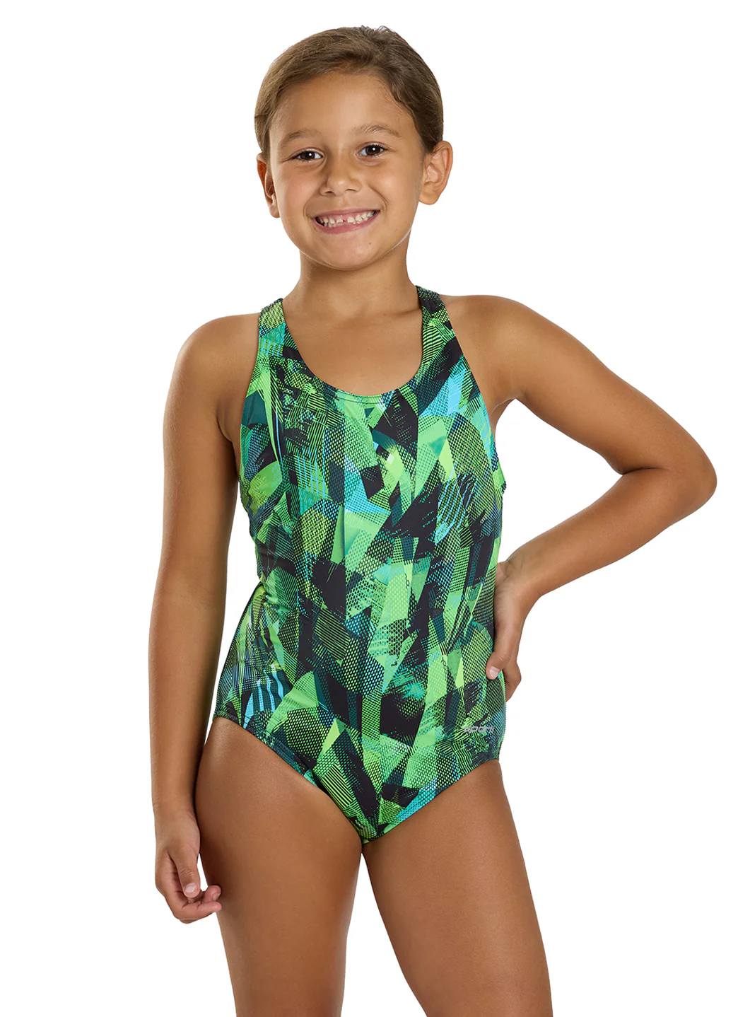 Sporti Girl's Catalyst Racer Back One Piece Swimsuit (Toddler, Little Kid, Big Kid) - Image 13