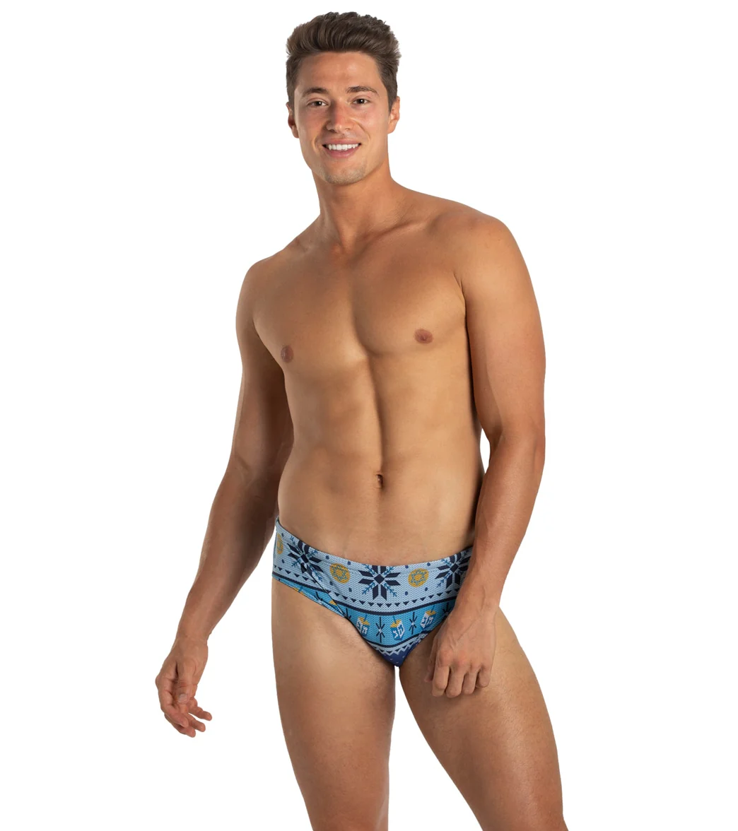 Sporti Granny Sweater Dreidel Brief Swimsuit - Image 4