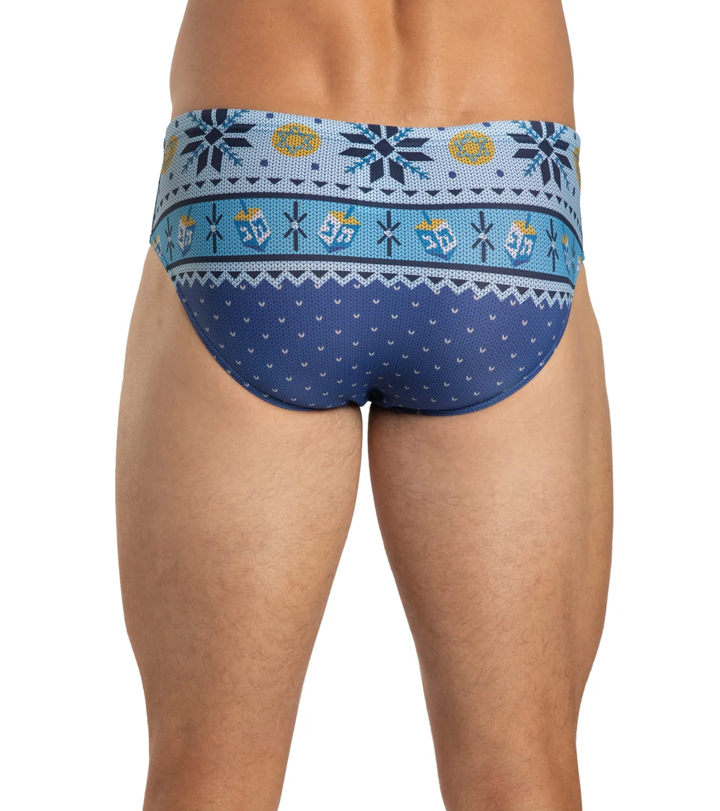 Sporti Granny Sweater Dreidel Brief Swimsuit - Image 7