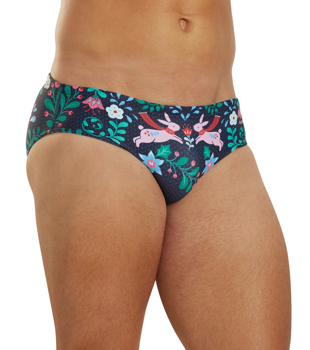 Sporti Granny Sweater Folk Holiday Brief Swimsuit (26-40) - Image 10