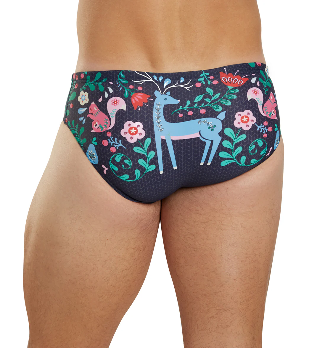 Sporti Granny Sweater Folk Holiday Brief Swimsuit (26-40) - Image 12