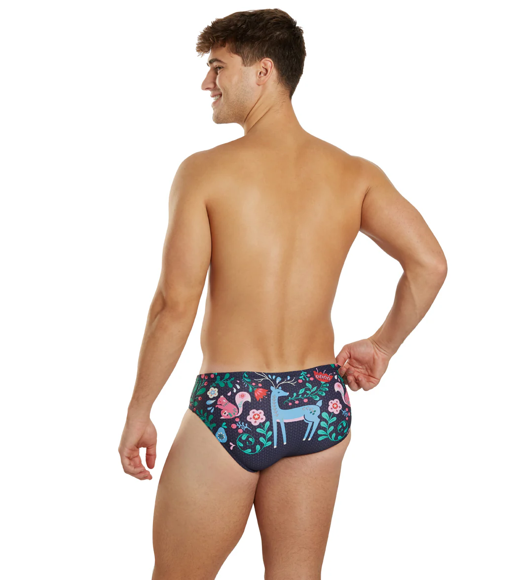 Sporti Granny Sweater Folk Holiday Brief Swimsuit (26-40) - Image 7