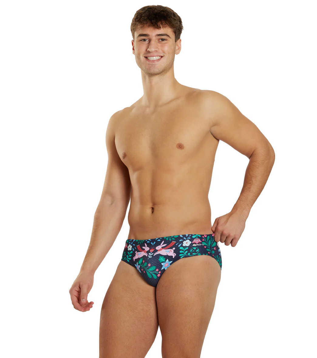Sporti Granny Sweater Folk Holiday Brief Swimsuit (26-40) - Image 8