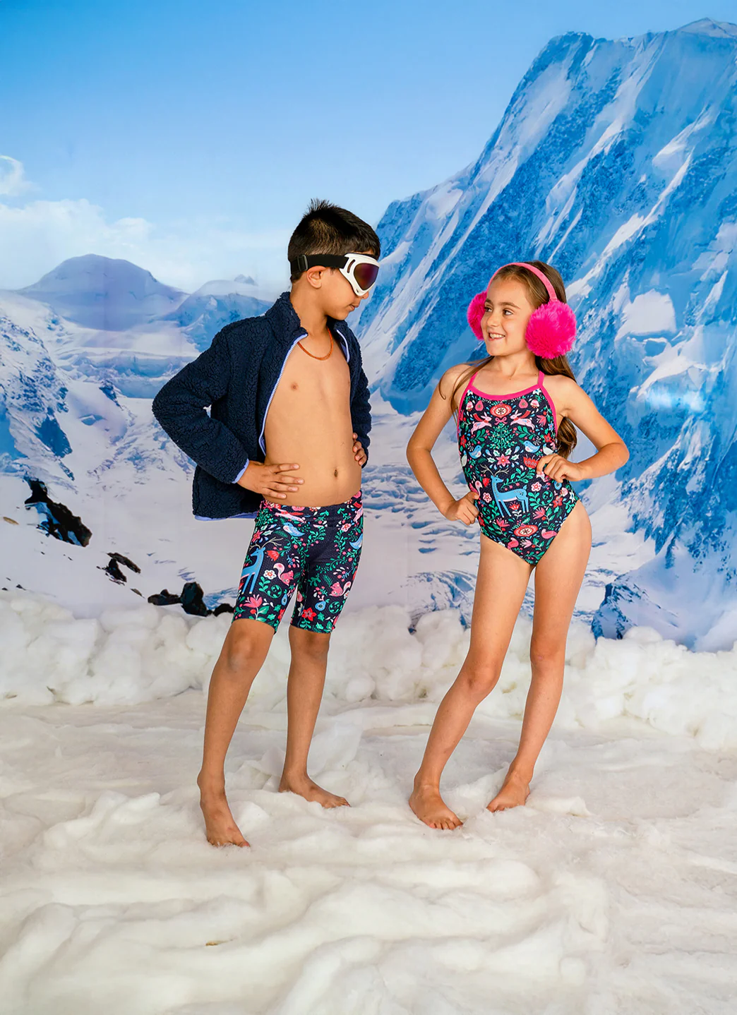 Sporti Granny Sweater Folk Holiday Jammer Swimsuit (22-44) - Image 6