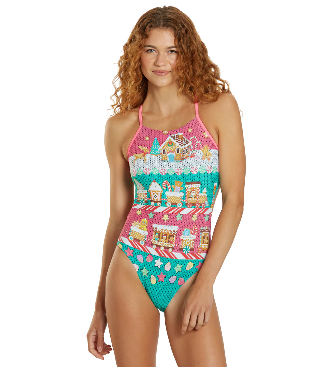 Sporti Granny Sweater Gingerbread Micro Back One Piece Swimsuit (26-40) - Image 7