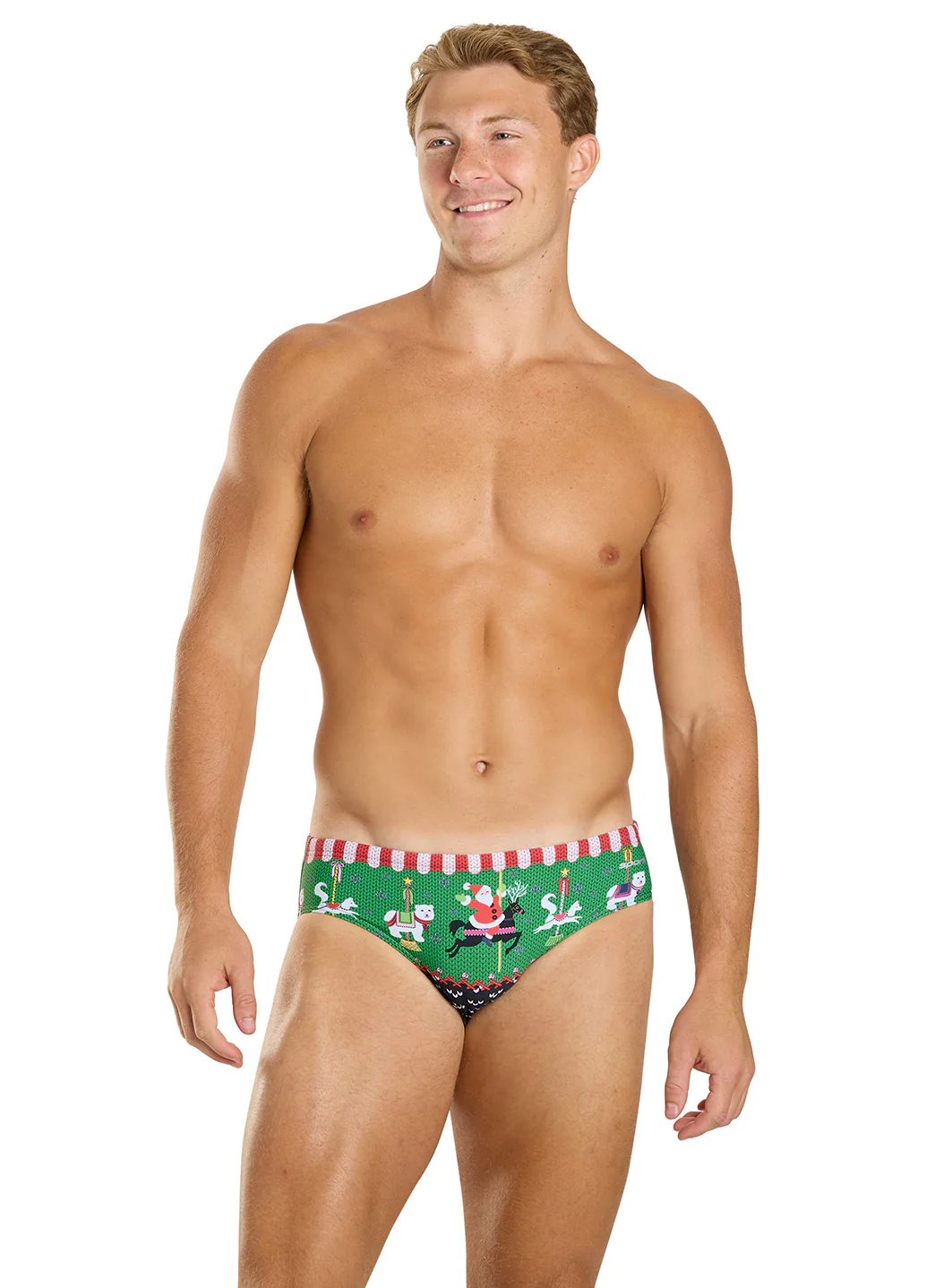 Sporti Granny Sweater Jolly-Go-Round Brief Swimsuit (26-40) - Image 3