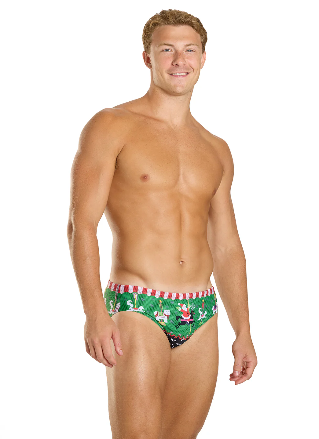 Sporti Granny Sweater Jolly-Go-Round Brief Swimsuit (26-40) - Image 5