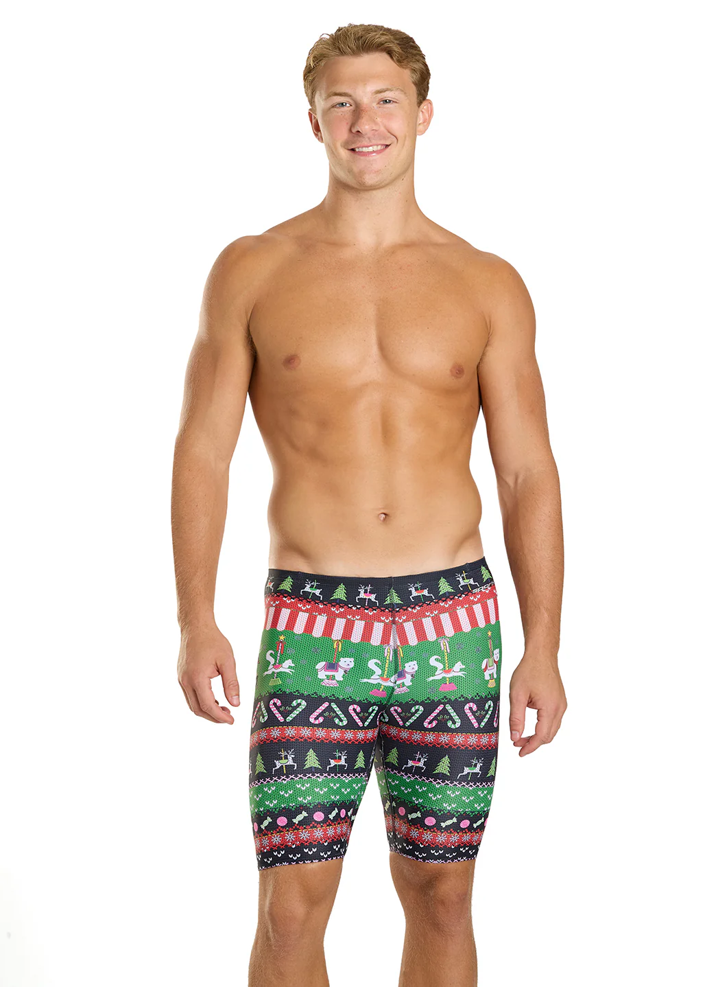 Sporti Granny Sweater Jolly-Go-Round Jammer Swimsuit (22-44) - Image 3