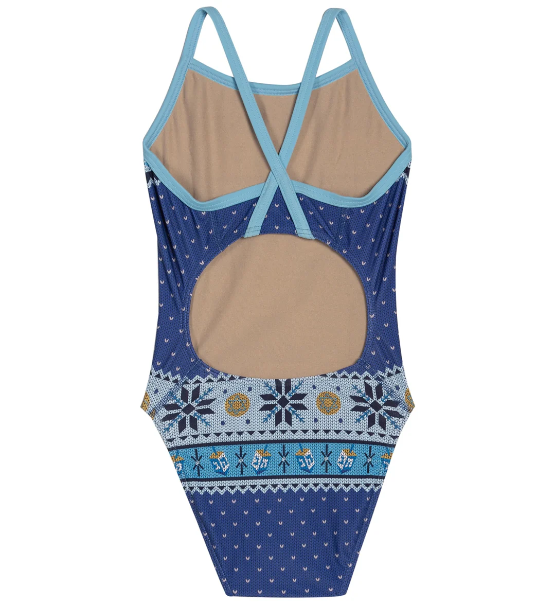 Sporti Granny Sweater Llamakah Thin Strap One Piece Swimsuit Youth (22-28) - Image 6