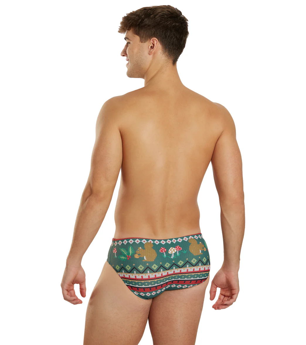 Sporti Granny Sweater Merry & Bright Brief Swimsuit (26-40) - Image 6
